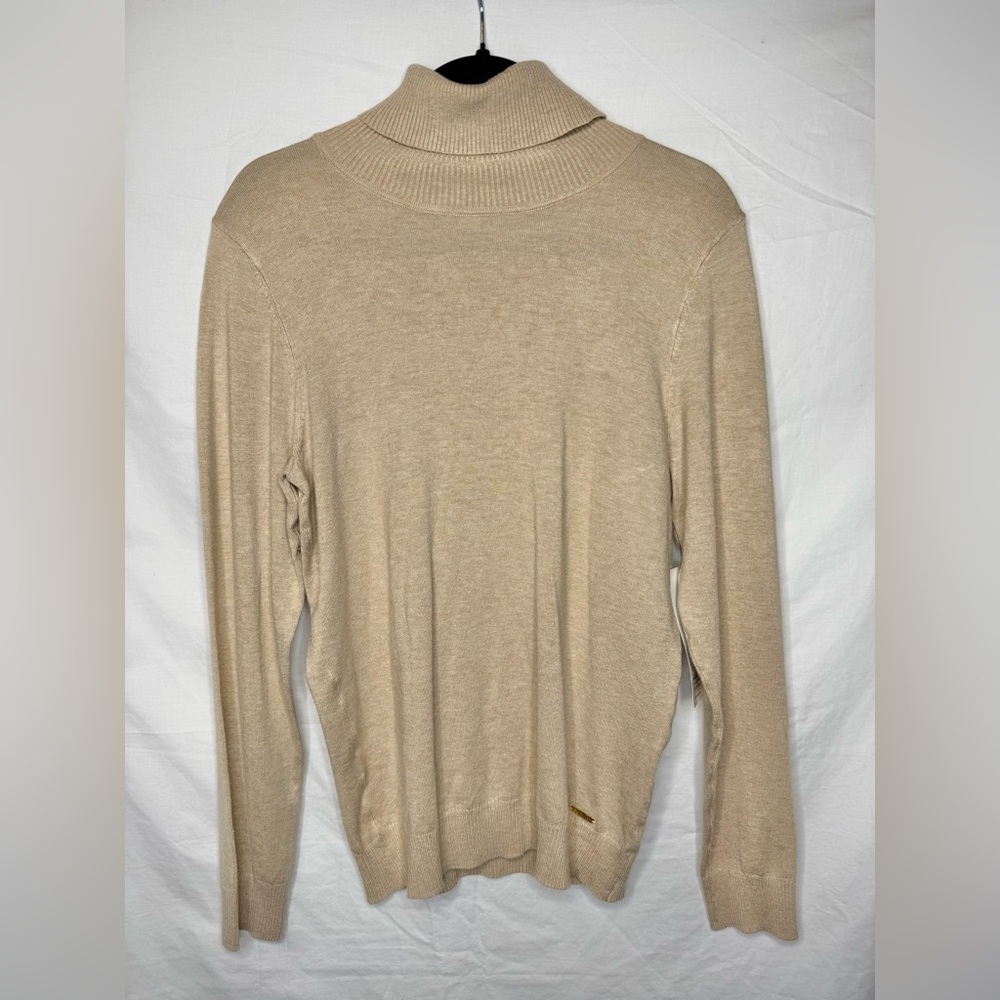 Calvin Klein Women’s Tan Turtleneck Sweater